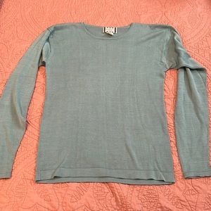 Henri Bendel vintage silk crew neck sweater